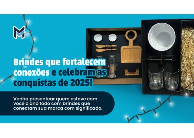 2025 est acabando: fortalea sua marca com brindes corporativos