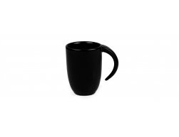 Caneca Em Cermica Preta - 350Ml