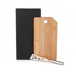 Conj. Para Frios Em Bambu/Inox - 2 Ps