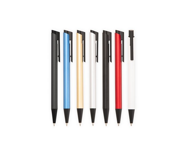 Caneta met�lica com ponteira