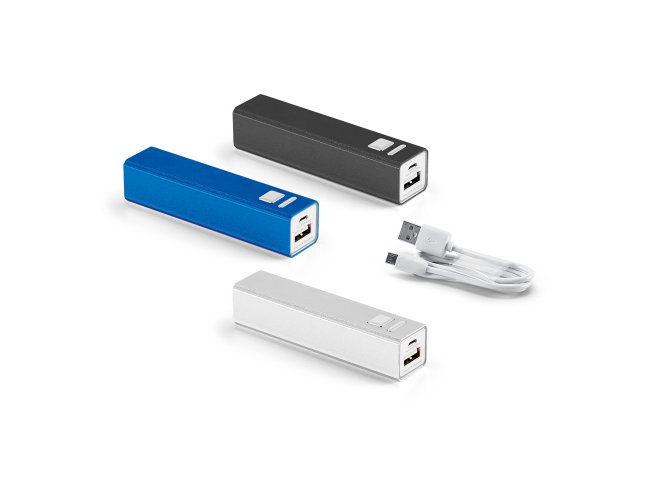 BATERIA PORTÁTIL EM ALUMÍNIO