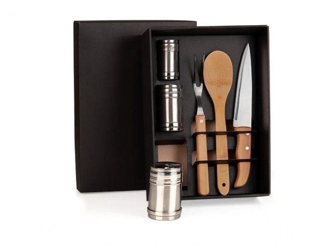 Kit Para Cozinha E Tempero - 6 Ps