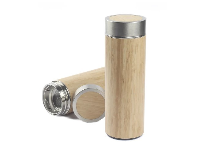 GARRAFA TRMICA EM AO INOX (400ml)