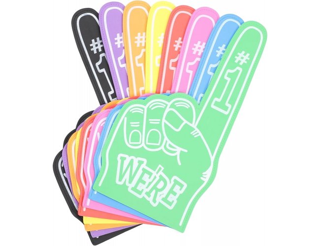 Luva de torcida em EVA