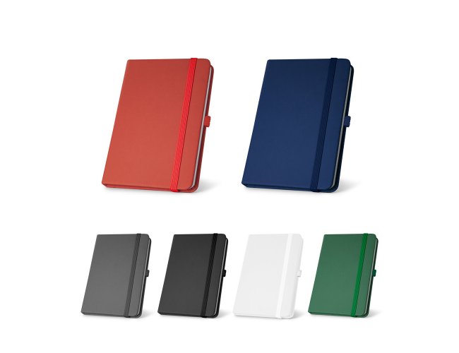 CADERNO CAPA DURA EM COURO SINT�TICO