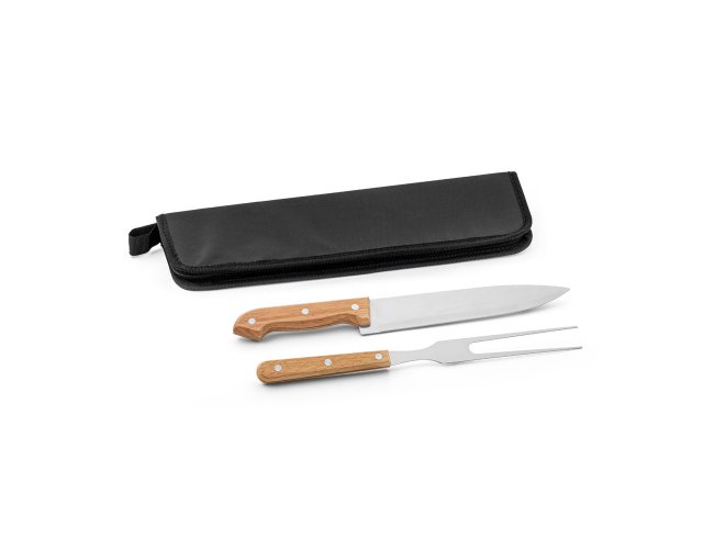 KIT CHURRASCO COM ESTOJO (2 PEÇAS)