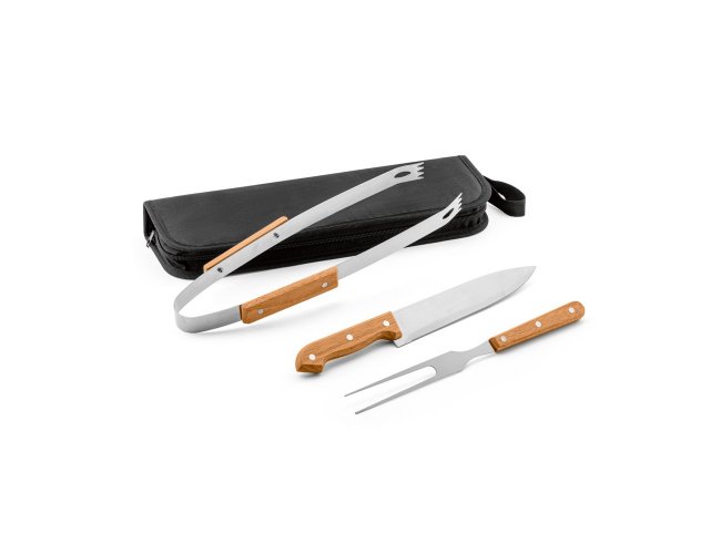 KIT CHURRASCO COM ESTOJO (3 PEAS)