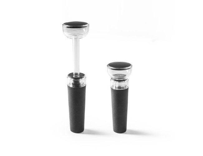 Rolha de vinho com sistema de bomba de v�cuo