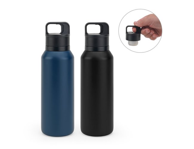 GARRAFA T�RMICA EM A�O INOX (590ml)