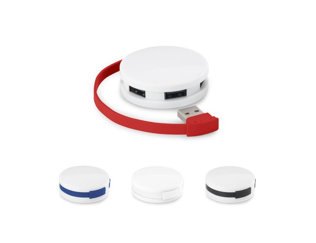 HUB USB 2.0 COM 4 PORTAS