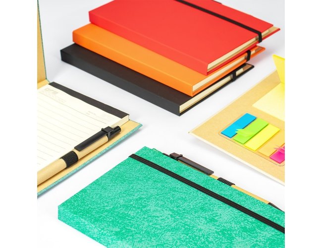 Bloco de Anotaes com Autoadesivos e Caneta