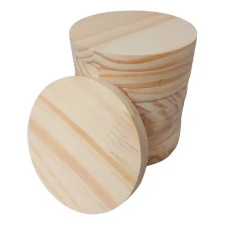 Porta copo em Pinus