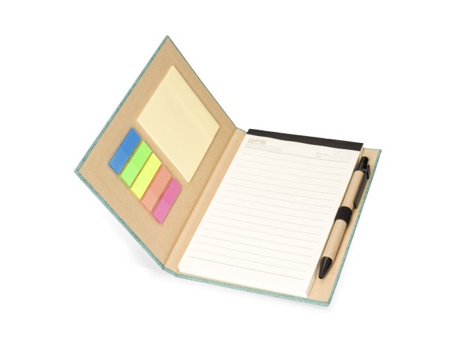 BLOCO DE ANOTAES COM AUTOADESIVOS E CANETA