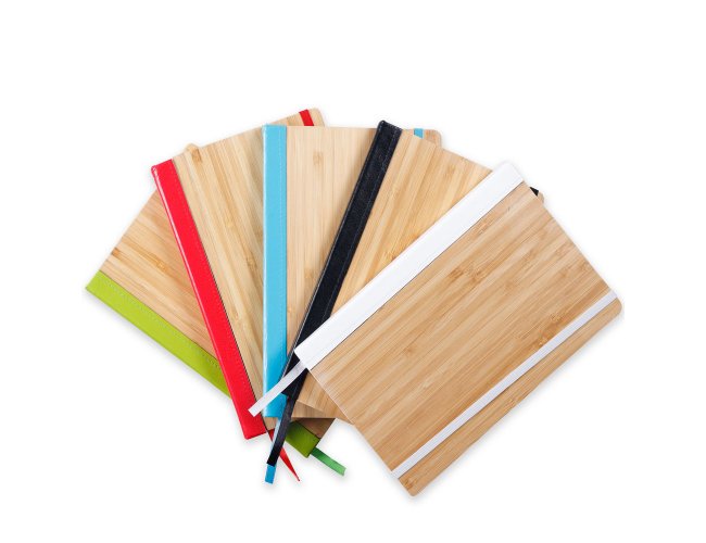 CADERNO EM BAMBU