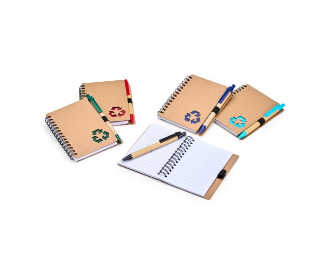 Caderno Ecológico com Caneta
