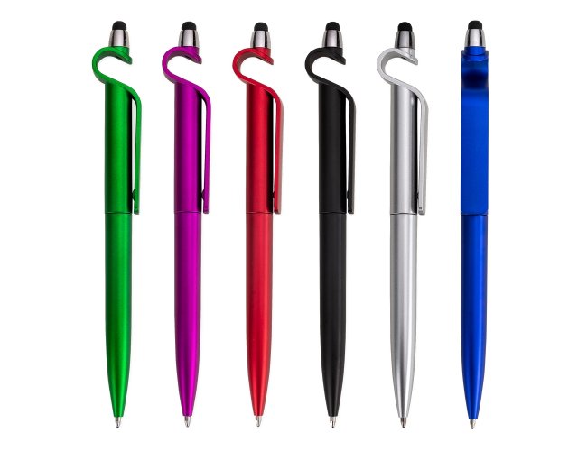 CANETA PLSTICA TOUCH COM SUPORTE