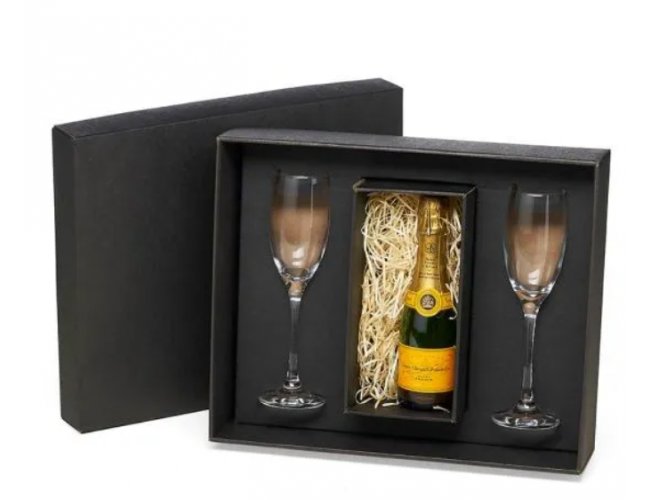 TAAS DE VIDRO PARA CHAMPAGNE (2 PEAS)