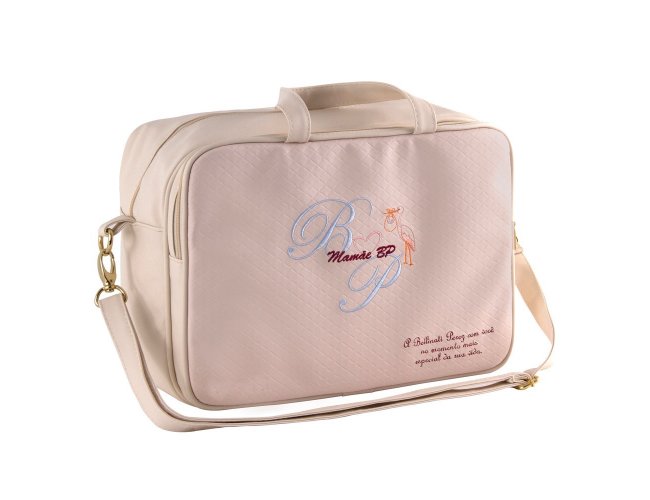 Bolsa maternidade em courvin impermevel. 39 X 29 X 16cm