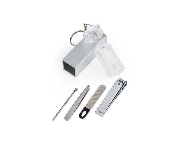 Chaveiro Kit Manicure 4 peas
