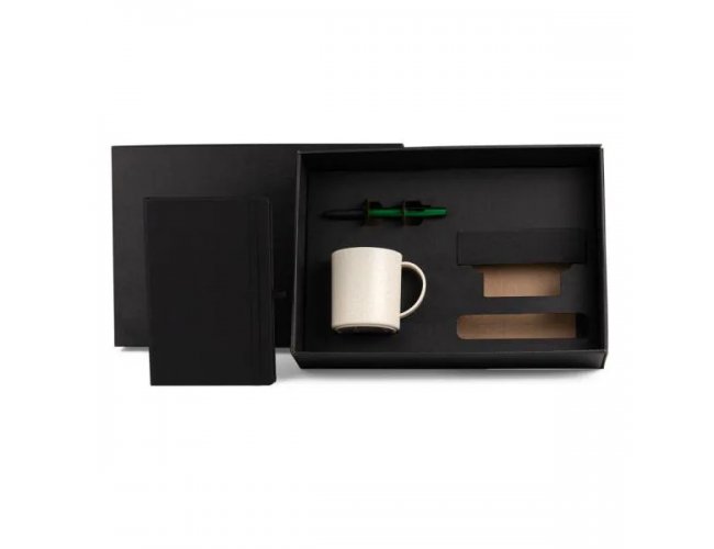 Conj. Caneca, Caderneta E Caneta (3 Pe�as)