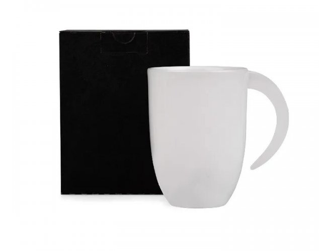 Caneca Em Cermica Branca - 350Ml