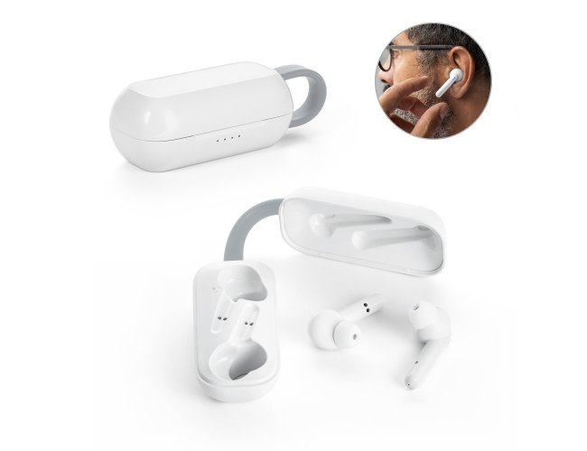 KANDEL. Fones de ouvido wireless em ABS