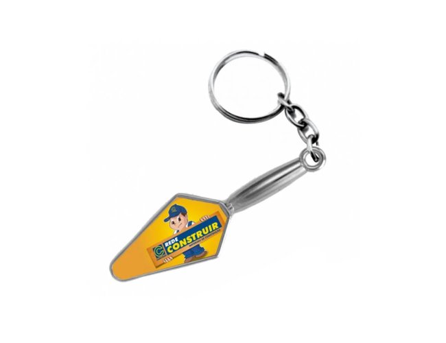 Chaveiro met�lico colher de pedreiro