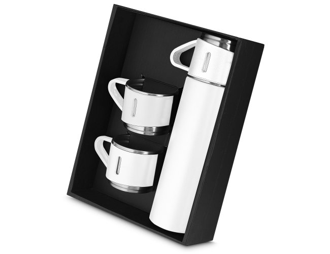 KIT COM GARRAFA TRMICA E COPOS (4 PEAS)