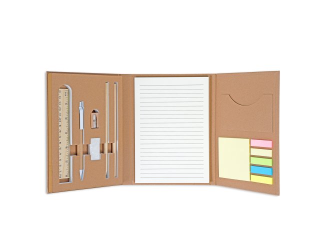 Kit Escritrio Capa em Papel Kraft