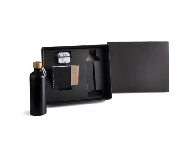 Kit Garrafa, Caderno E Fone - (4 Pe�as)