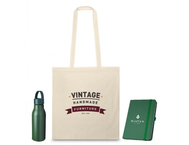 KIT Sacola+Caderneta+Garrafa