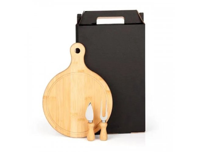 Kit Queijo Garfo E Faca - 3 Peças