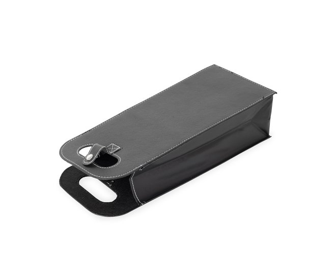 PORTA VINHO DUPLO EM COURO SINT�TICO