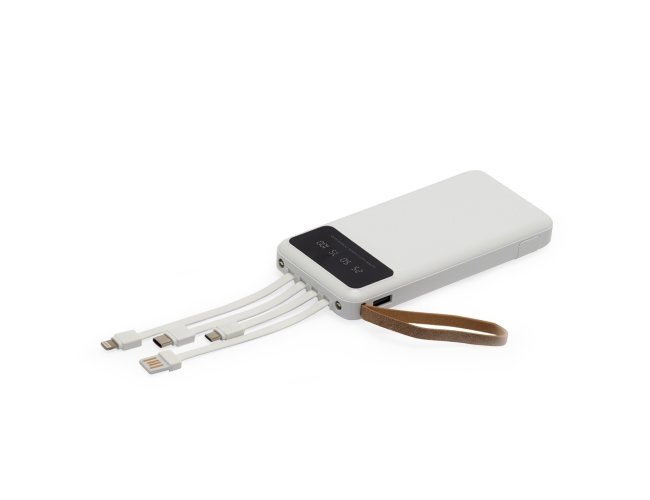 Power Bank 10.000mAh com Lanterna e Multissadas