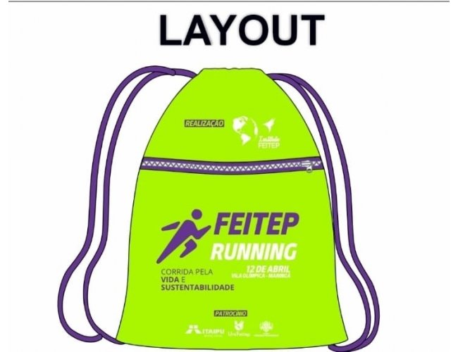 SACOCHILA EM MICROFIBRA